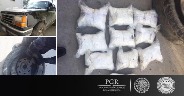 Consigna PGR a detenido con 11.5 Kg de metanfetamina