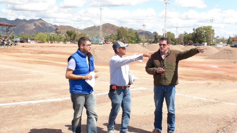 Constata Sagrestano avance de Unidad Deportiva de Guaymas