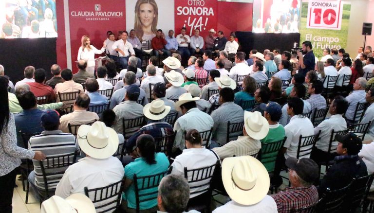 Presenta Claudia Pavlovich el reto El Campo para el Sonora de 10
