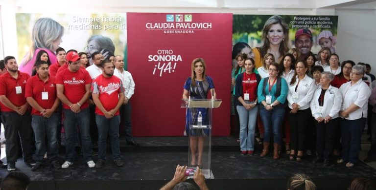 Exige Claudia Pavlovich a Madero demandar penalmente al binomio Padres-Gándara