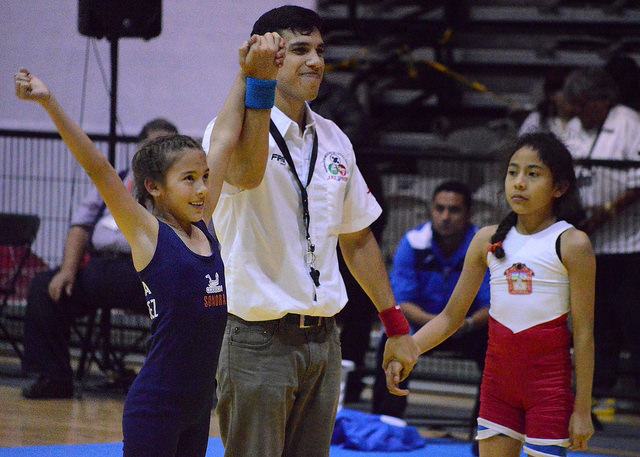 La pequeña guerrera sonorense mostró un gran nivel en la Olimpiada Nacional 2015