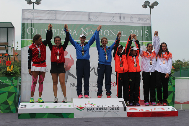 Termina tenis de Sonora con una medalla de cada color en ON2015