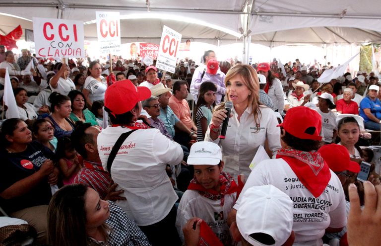 Se suman en SLRC a Claudia Pavlovich para ser gobernadora