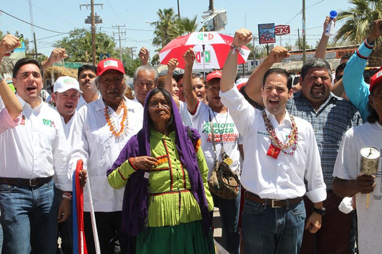 Confían en Kino y Miguel Alemán que Maloro Acosta será el próximo Presidente Municipal