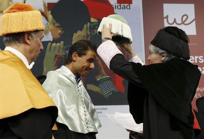 Otorgan a Rafael Nadal con grado de Doctor Honoris Causa