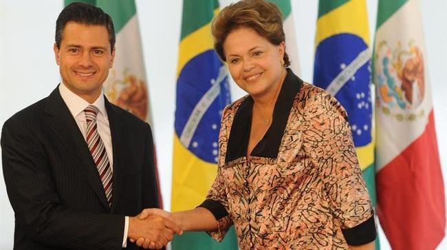 Visita de Rousseff marcará impulso para nueva relación bilateral con Brasil: Peña Nieto