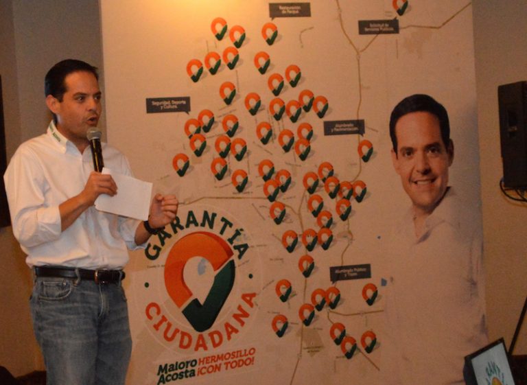 Presenta Maloro Acosta compromisos contraídos con los hermosillenses