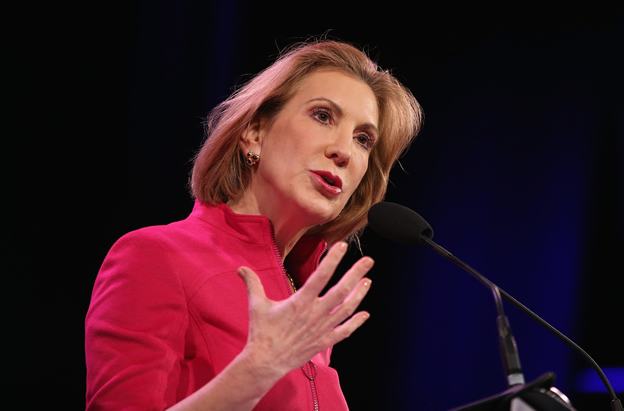 La exCEO de Hewlett-Packard anunció que competiría por la candidatura del Partido Republicano el 4 de mayo de 2015 y se convirtió en la primera, y hasta ahora única, precandidata republicana. Fiorina nunca ha ocupado un cargo público.
