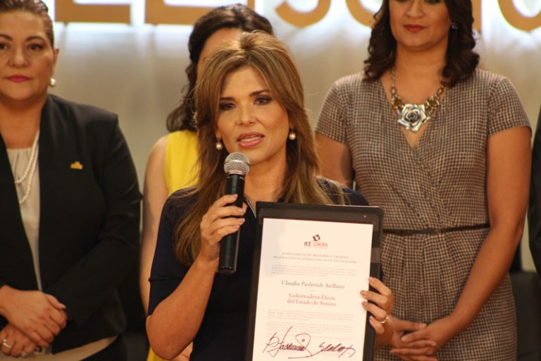 Es Claudia Pavlovich Gobernadora Electa de Sonora