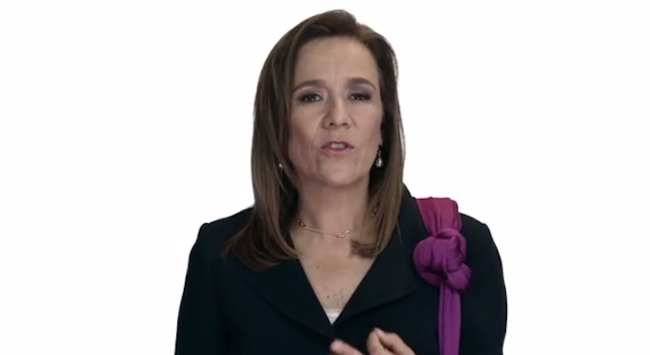 Margarita Zavala va por Presidencia en 2018