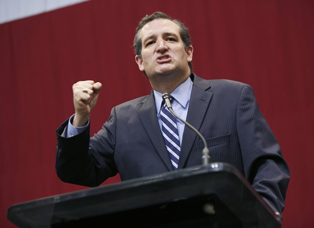 Este conservador político y exsenador de Texas fue el primer republicano en anunciar su campaña por la presidencia de Estados Unidos, el 23 de marzo de 2015. Cruz se opuso públicamente al programa de salud Obamacare, que busca atención médica asequible para los estadounidenses, lo que le valió una gran aprobación dentro del bloque radical del partido, también conocido como Tea Party.