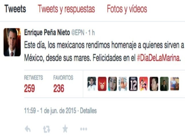 Felicita Peña Nieto a la Marina Armada de México