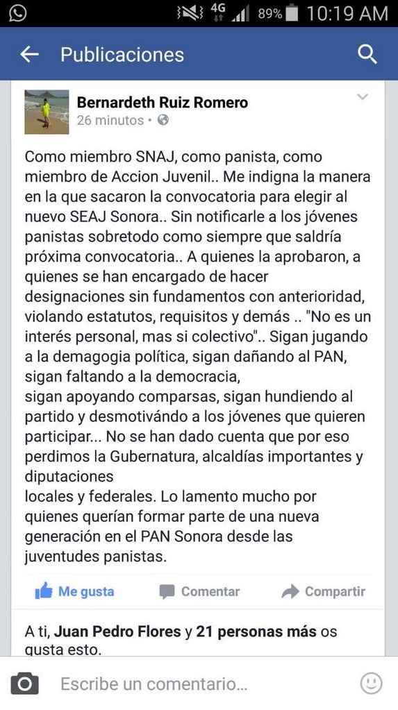 #ElZancudo en #Periscope. Y el golpe de Estado en las juventudes panistas