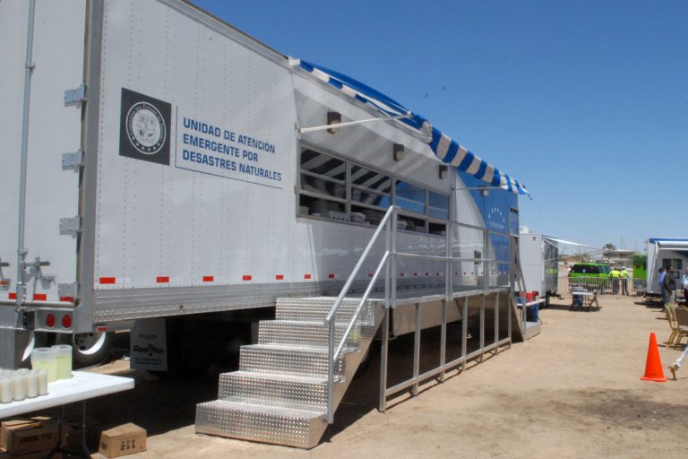 Perdidas, las dos unidades de atención emergente para desastres naturales