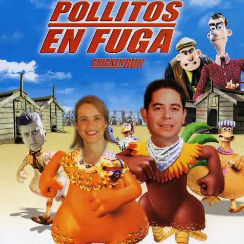 Pollitos en fuga