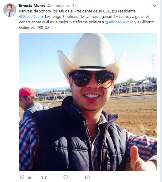 Toñito refrenda su liderazgo en el PAN