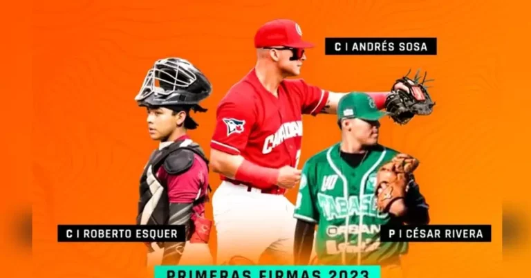Naranjeros elige tres jugadores en su primera firma 2023