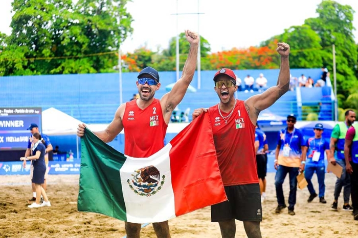 ¡Voleibol de playa histórico! Dupla mexicana obtiene el primer oro en esta disciplina