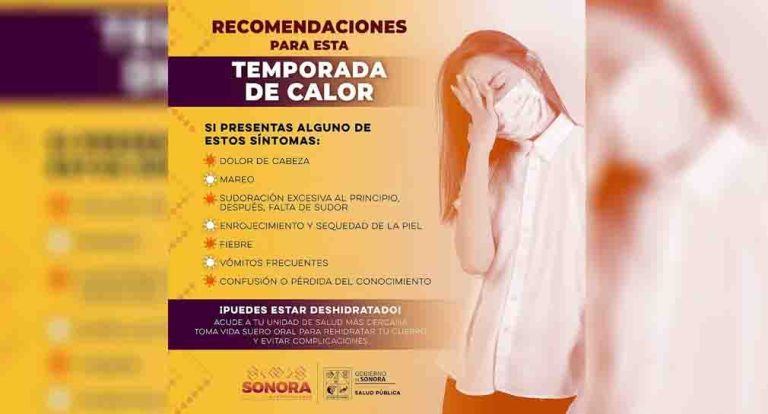 Refuerza Gobierno de Sonora estrategia preventiva por temporada de calor
