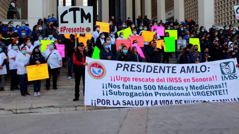 Demanda CTM Sonora a Zoe Robledo urgente subrogación temporal de cirugías, consultas con especialistas, estudios de diagnóstico y medicinas