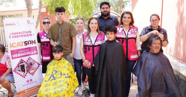 Lleva DIF Sonora servicios gratuitos a la colonia Café Combate de Hermosillo