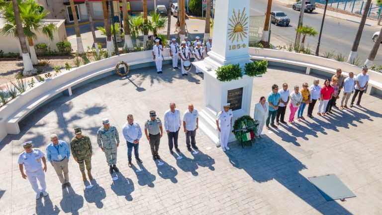 Conmemora Ayuntamiento de Guaymas el 169 aniversario de la Heroica Defensa del puerto