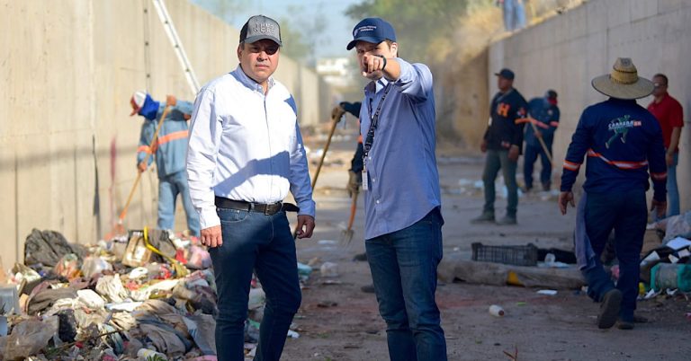 ¡Impresionante la labor de quienes trabajan en la limpieza de canales!: Toño Astiazarán
