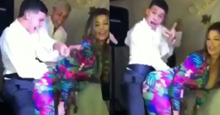 Maestra “perrea” con alumno durante fiesta de graduación y causa polémica en redes sociales