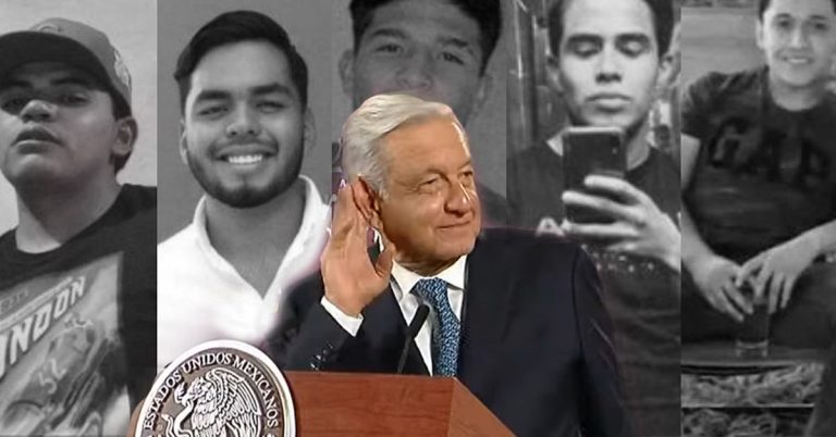 Presidente AMLO evade el tema de los jóvenes desaparecidos en Lagos de Moreno con un chiste en conferencia de prensa