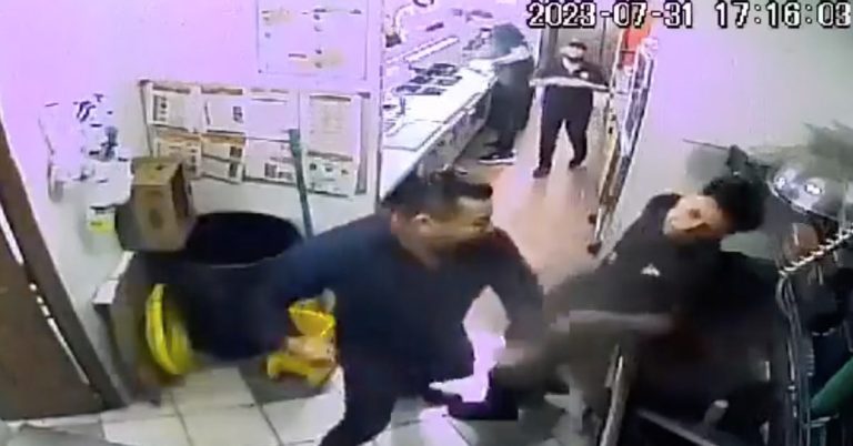 Identifican al “abusón” que golpeó a empleado de una tienda subway