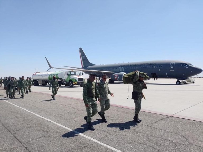 Llegan mil 500 elementos de Sedena para fortalecer estrategia de seguridad pública en Sonora