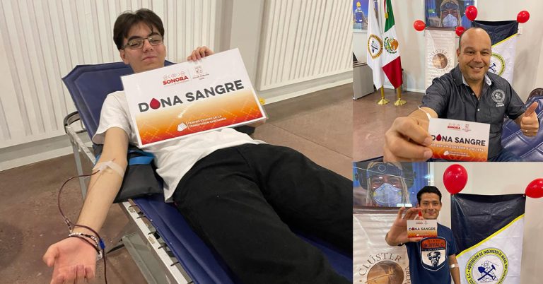 Realiza sector minero de Sonora donación altruista de sangre