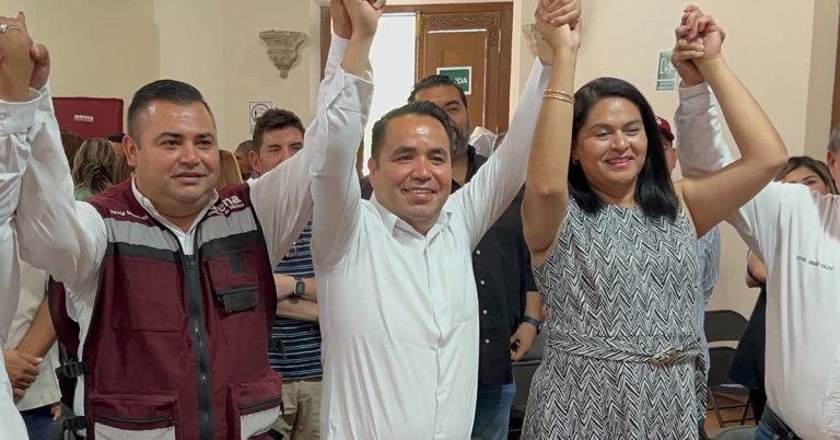 Nombran a Heriberto Aguilar presidente estatal de Morena