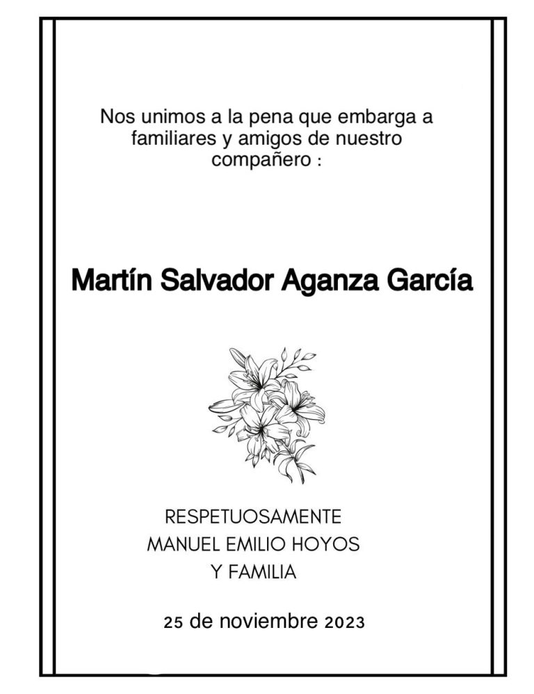 Deja Policía Municipal Martín Salvador Aganza García legado de valentía