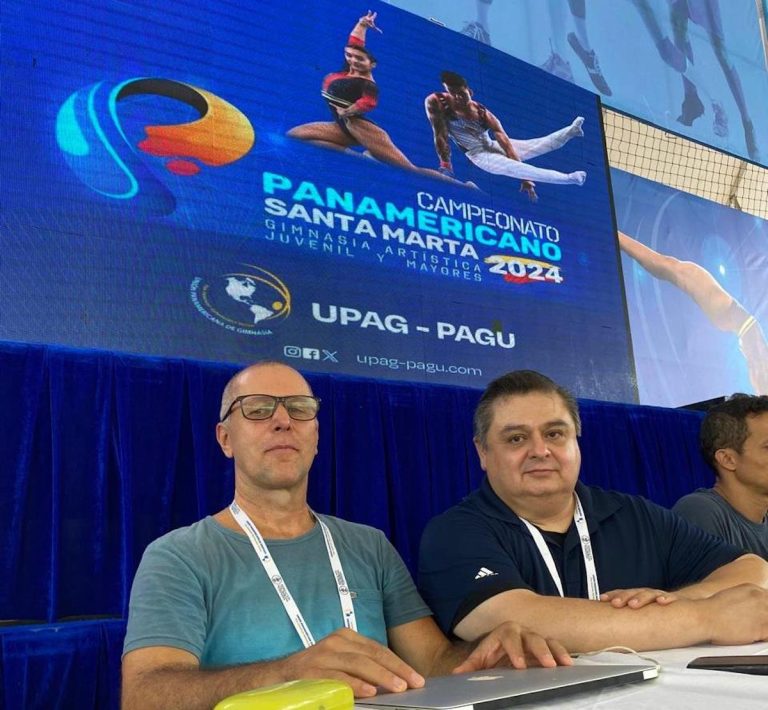 Debuta César Valenzuela Gómez como integrante de la Unión Panamericana de Gimnasia