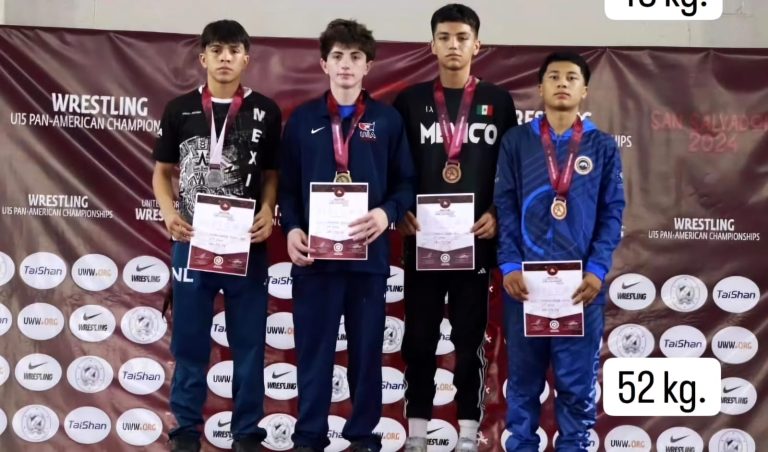 Luchadores sonorenses ganan par de preseas en Panamericano en El Salvador