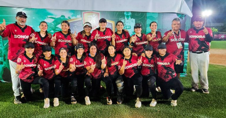 Sonora gana oro en el nacional de Softbol Juvenil Mayor Femenil
