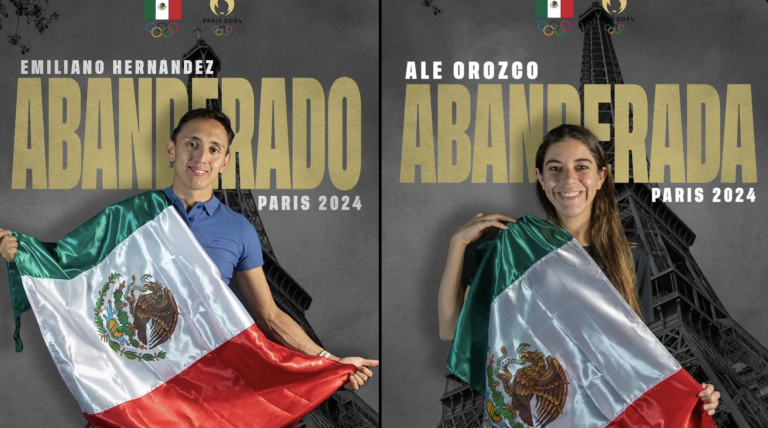 París 2024: Alejandra Orozco y Emiliano Hernández serán los abanderados de México