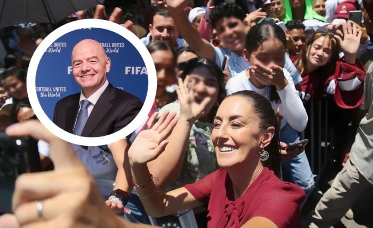 Presidente de la FIFA felicita a Sheinbaum de cara al Mundial 2026