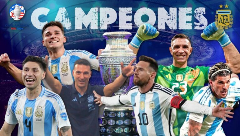 En tiempo extra, Argentina es bicampeón de la Copa América