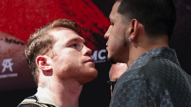 “Te voy a dar la put… de tu vida”: Canelo y Berlanga a punto de los golpes en conferencia