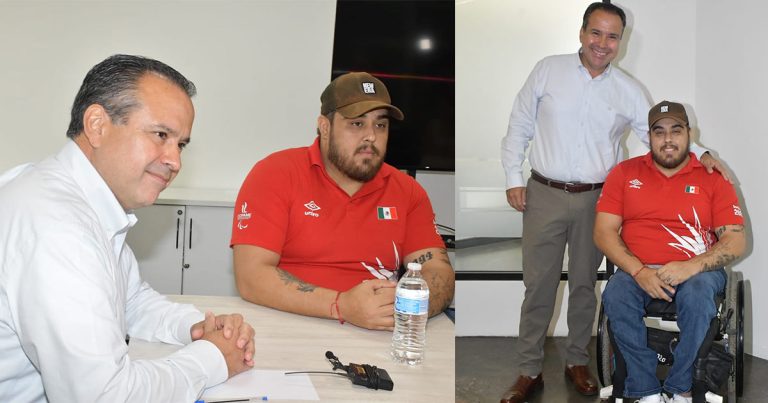 Apoya Antonio Astiazarán a Edgar Ulises Fuentes Yáñez quien representará a México en Juegos Paralímpicos París 2024